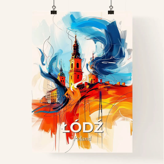 Vibrant Łódź, Poland Poster