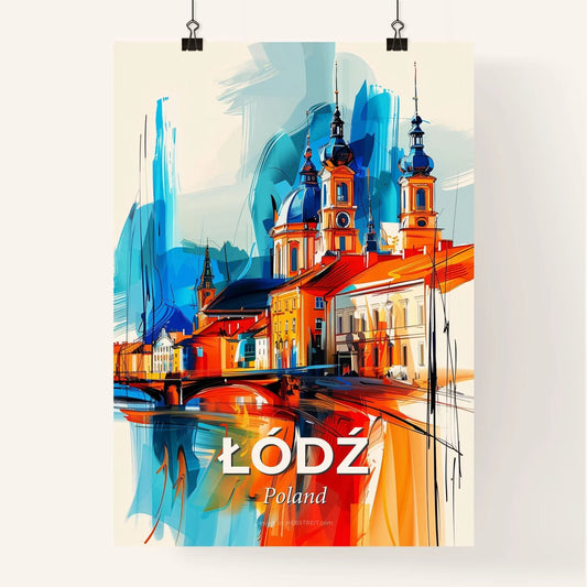Vibrant Łódź, Poland Poster