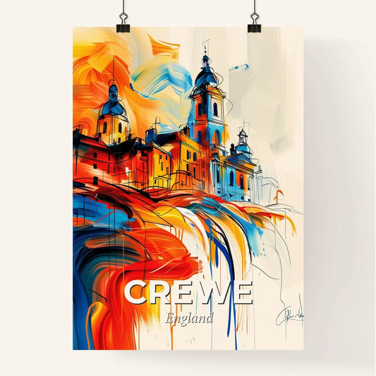 Vibrant Crewe, England Poster