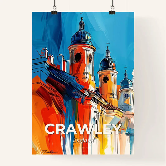 Vibrant Crawley, England Poster