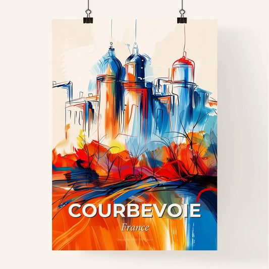 Vibrant Courbevoie, France Poster