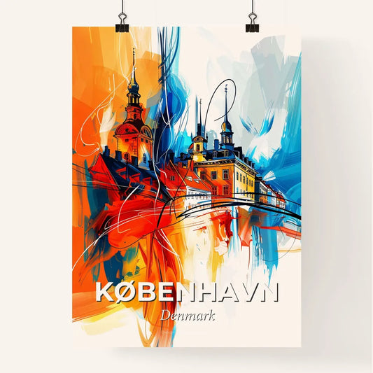 Vibrant København, Denmark Poster