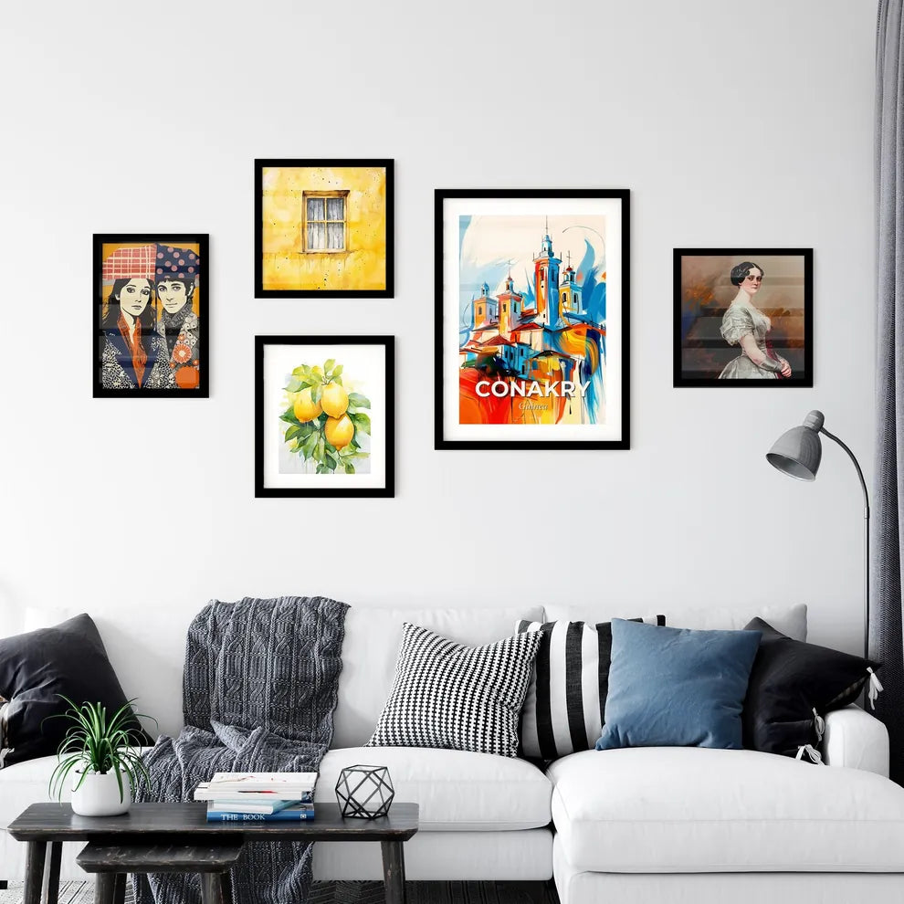 Vibrant Conakry, Guinea Wall Art Collection