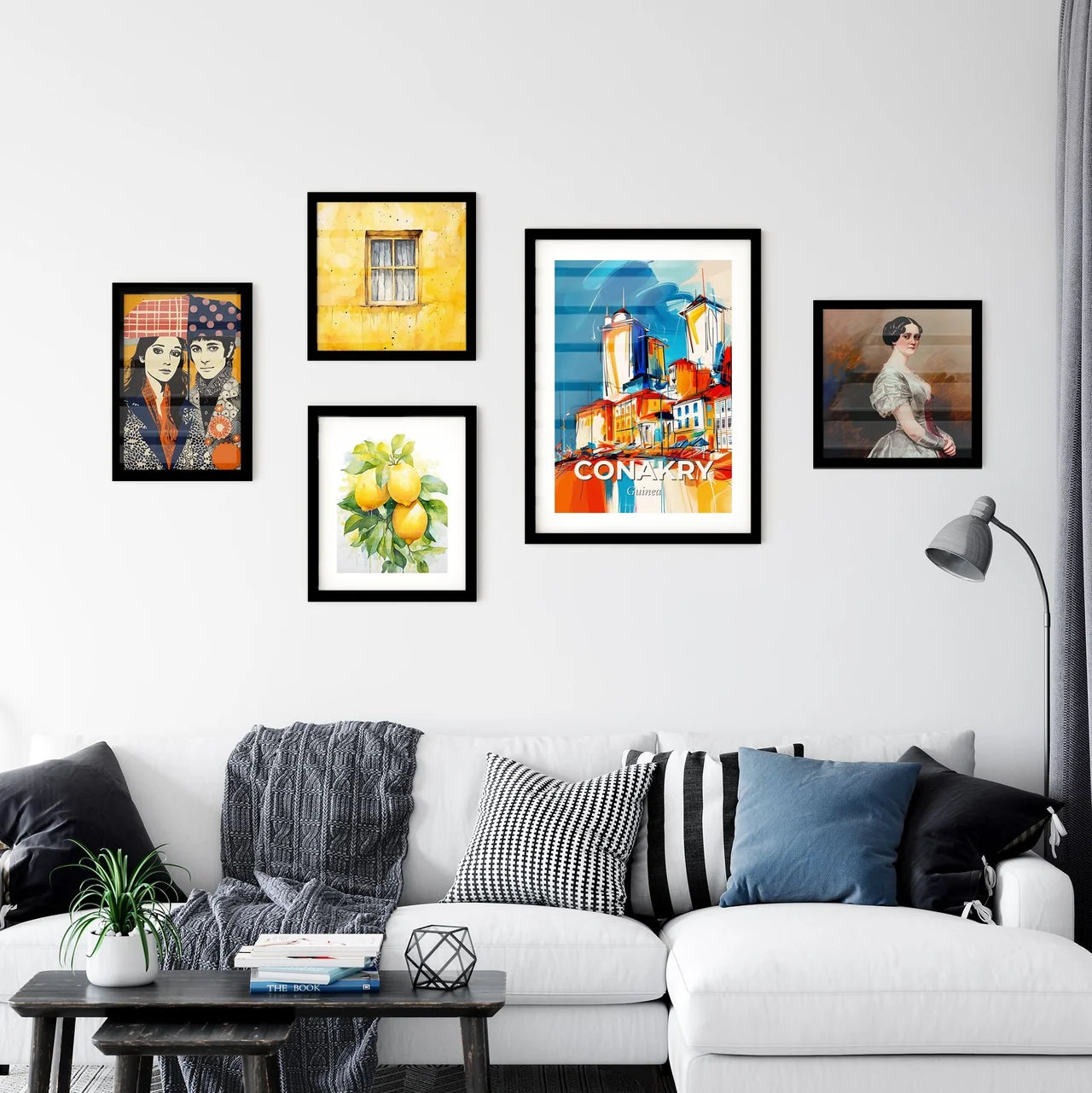 Vibrant Conakry, Guinea Wall Art Collection