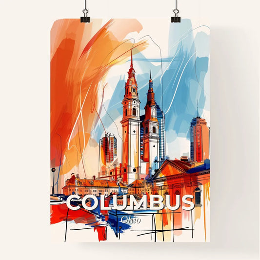 Vibrant Columbus, Ohio Poster