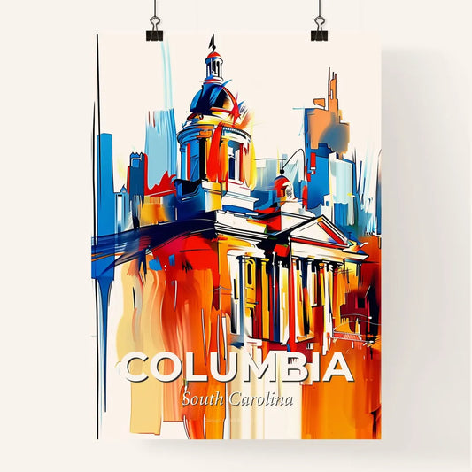Vibrant Columbia, South Carolina Poster