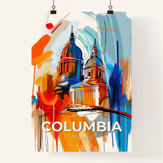 Vibrant Columbia, Missouri Poster