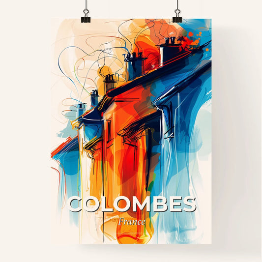 Vibrant Colombes, France Poster