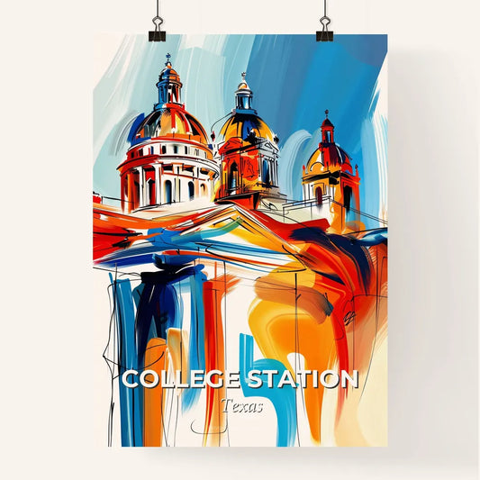 Vibrant College Station, Texas Poster