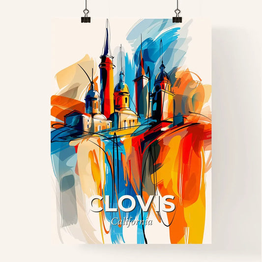 Vibrant Clovis, California Poster