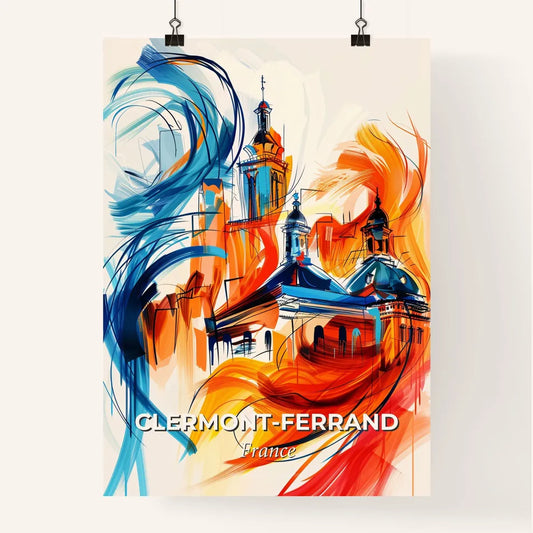 Vibrant Clermon Poster