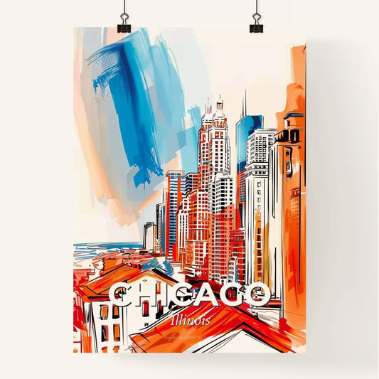 Vibrant Chicago, Illinois Poster