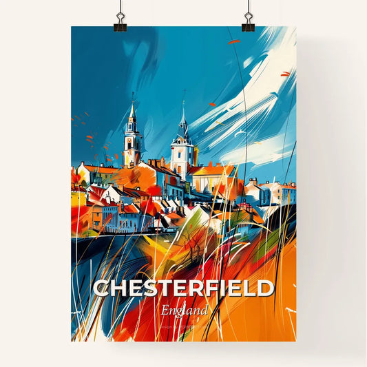 Vibrant Chesterfield, England Poster