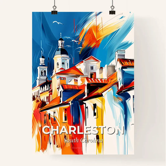 Vibrant Charleston, South Carolina Poster