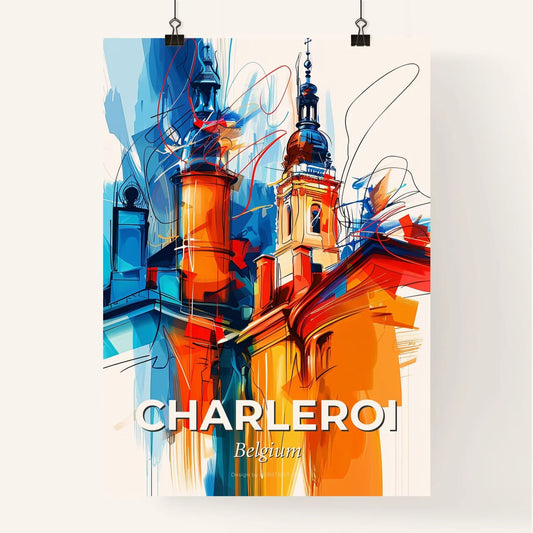 Vibrant Charleroi, Belgium Poster
