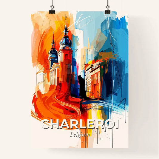 Vibrant Charleroi, Belgium Poster