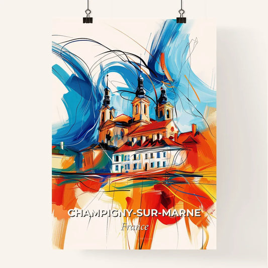 Vibrant Champign Poster