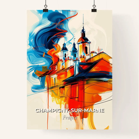 Vibrant Champign Poster