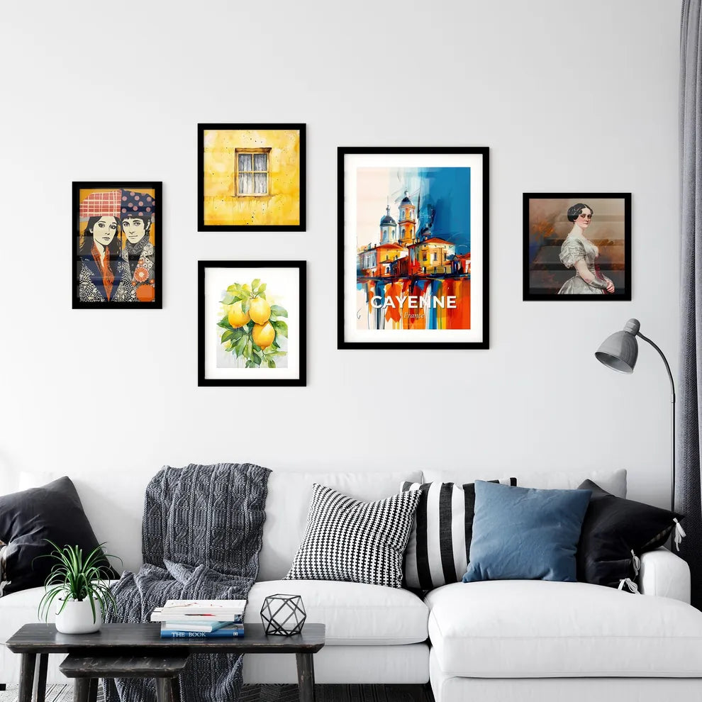 Vibrant Cayenne, France Wall Art Collection