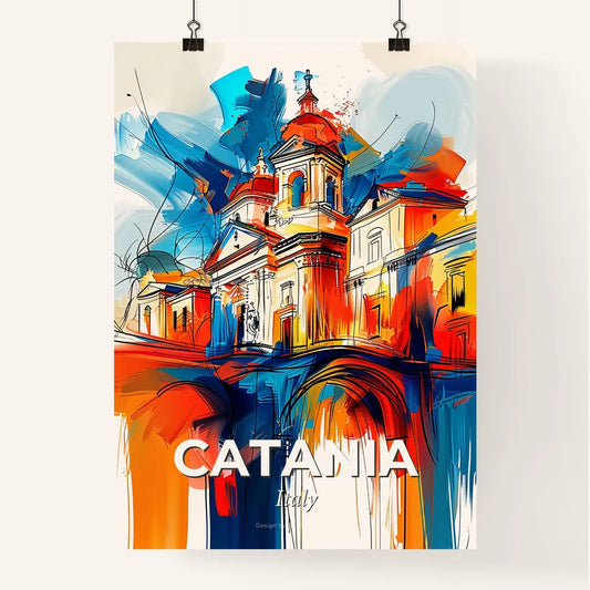 Vibrant Catania , Italy Poster