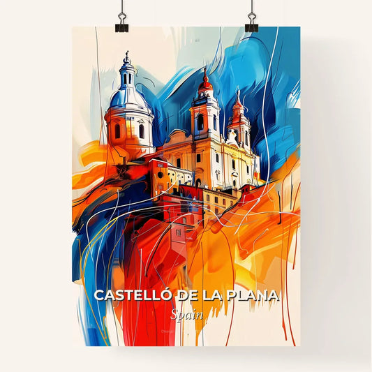 Vibrant Castelló De La Plana, Spain Poster