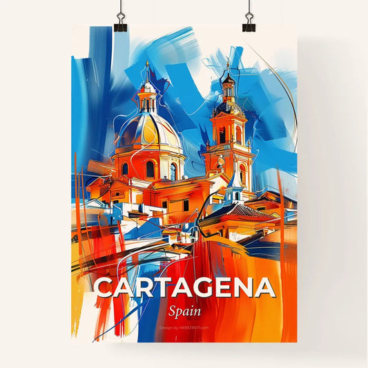 Vibrant Cartagena, Spain Poster