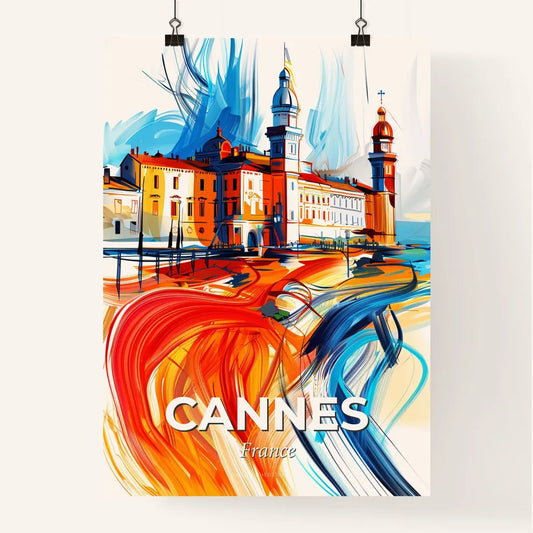 Vibrant Cannes, France Poster