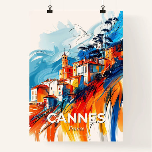 Vibrant Cannes, France Poster