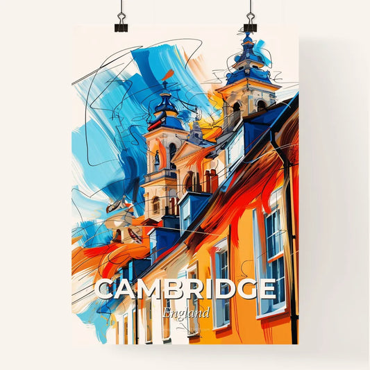 Vibrant Cambridge, England Poster