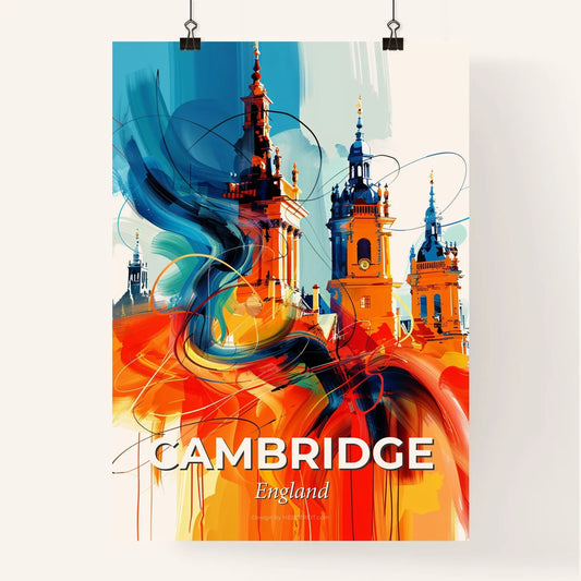 Vibrant Cambridge, England Poster