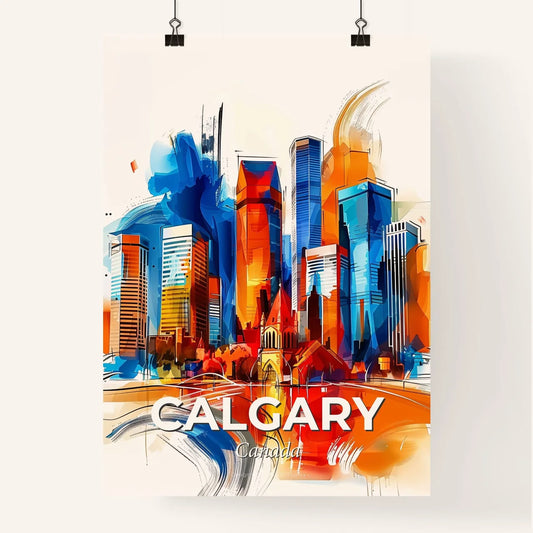 Vibrant Calgary, Canada Poster