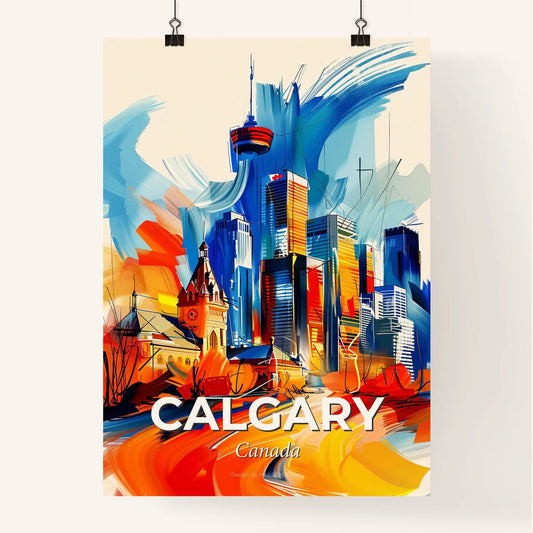 Vibrant Calgary, Canada Poster