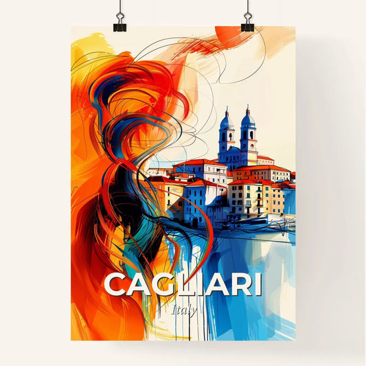 Vibrant Cagliari, Italy Poster