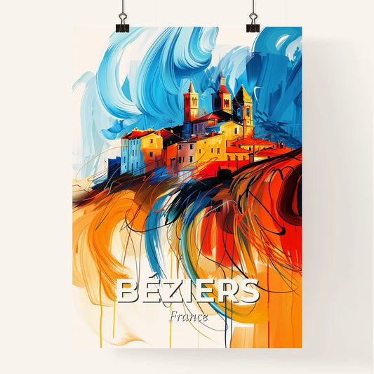 Vibrant Béziers, France Poster