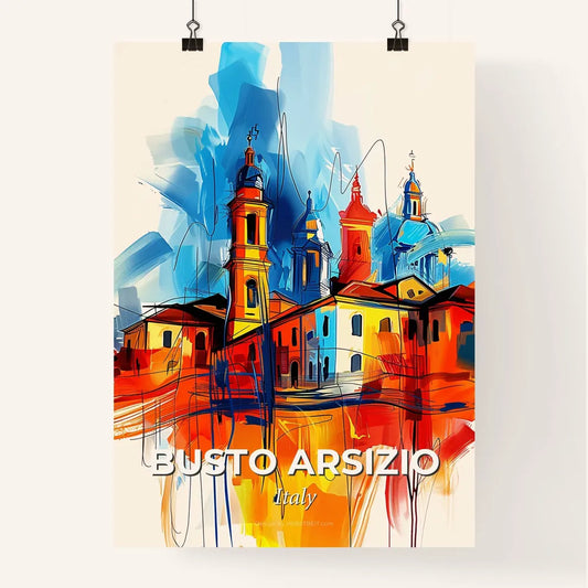 Vibrant Busto Arsizio, Italy Poster