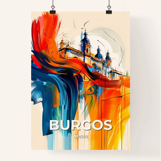 Vibrant Burgos, Spain Poster