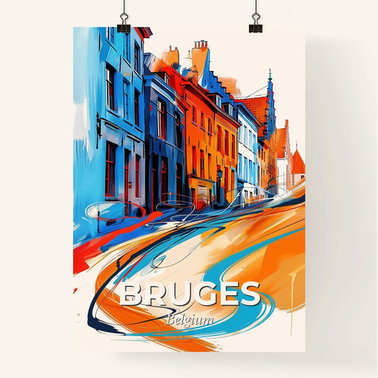 Vibrant Bruges , Belgium Poster