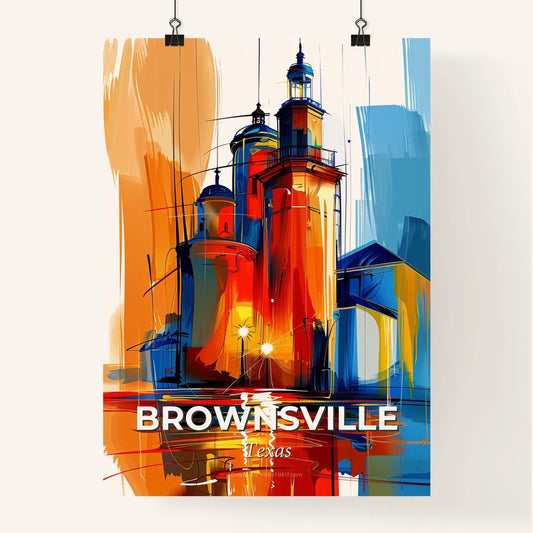 Vibrant Brownsville, Texas Poster