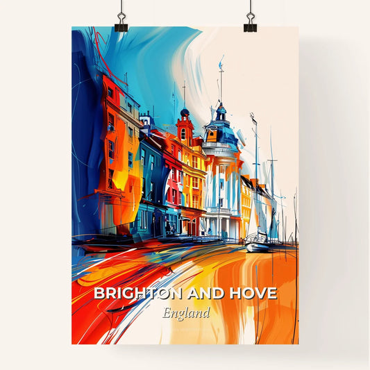 Vibrant Brighton And Hove, England Poster