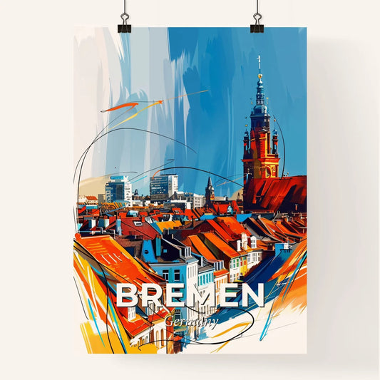 Vibrant Bremen, Germany Poster