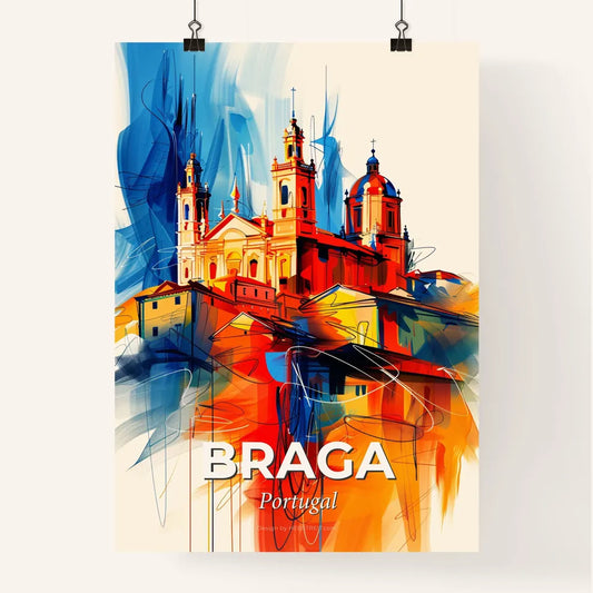 Vibrant Braga, Portugal Poster