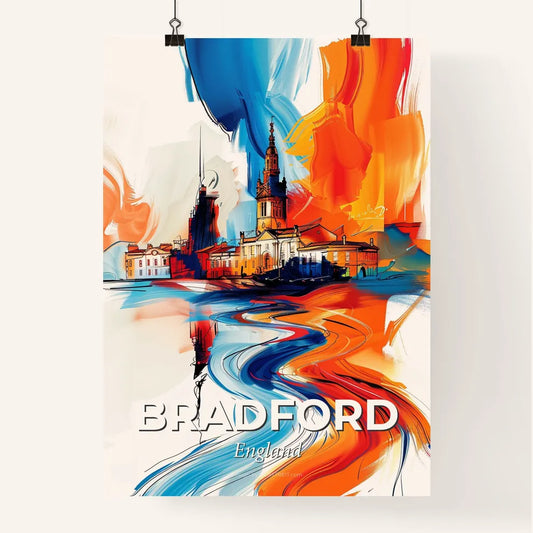 Vibrant Bradford, England Poster