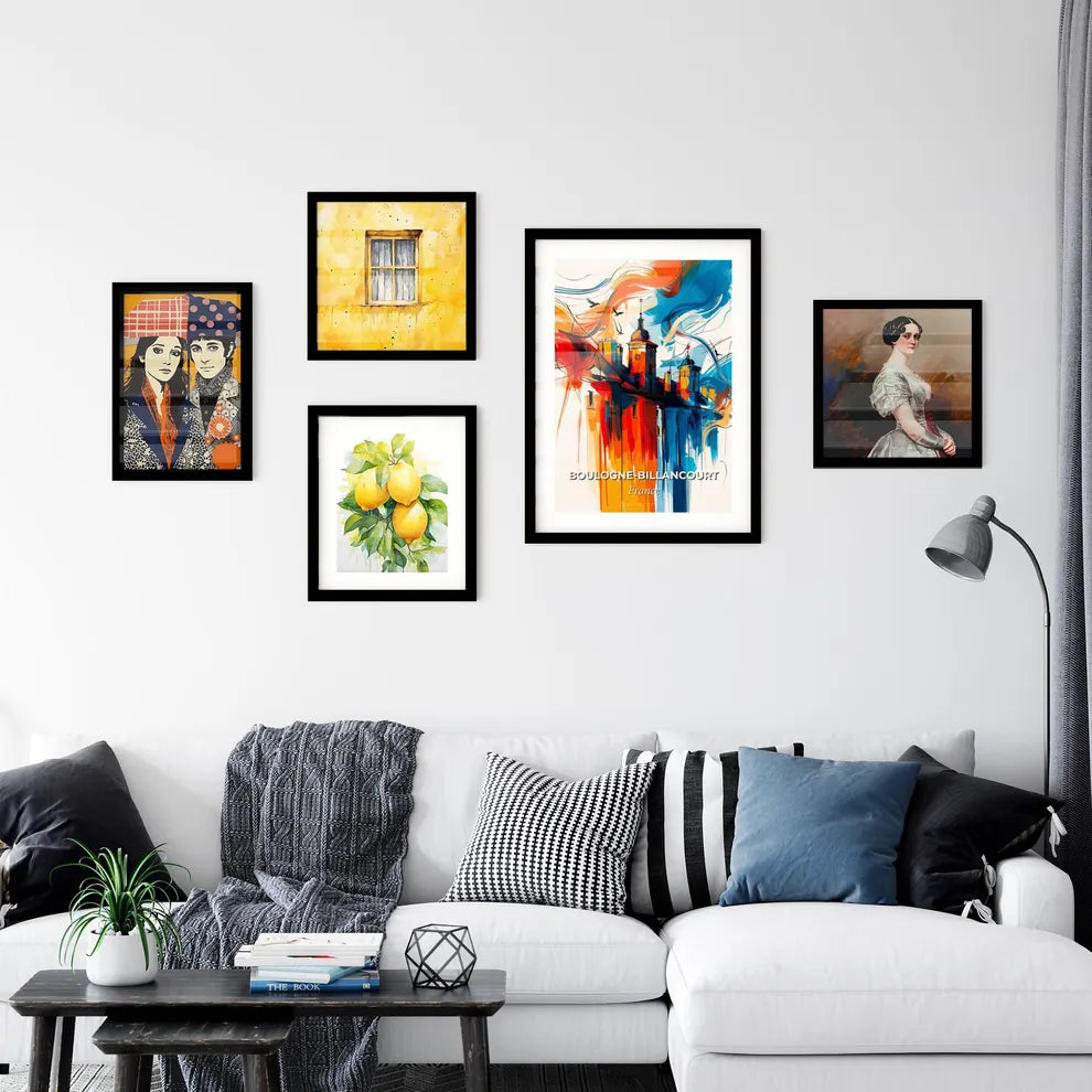 Vibrant Boulogn Wall Art Collection
