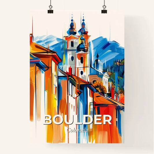 Vibrant Boulder, Colorado Poster
