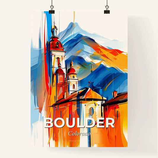 Vibrant Boulder, Colorado Poster