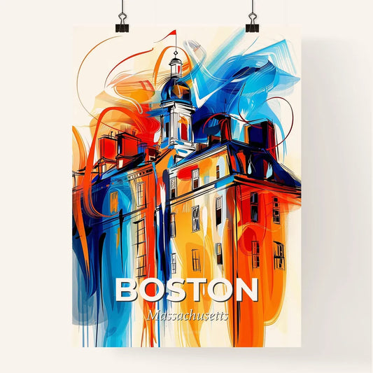 Vibrant Boston, Massachusetts Poster