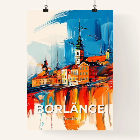 Vibrant Borlänge, Sweden Poster