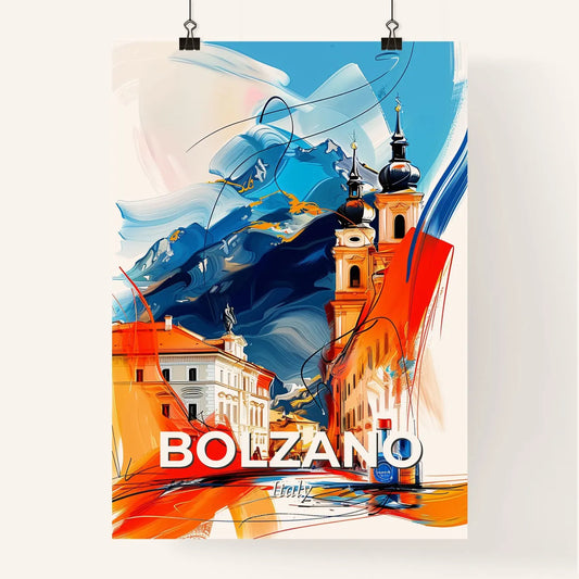 Vibrant Bolzano, Italy Poster