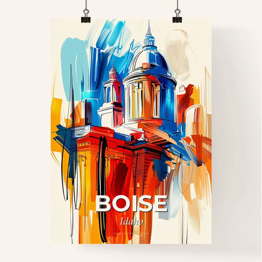 Vibrant Boise, Idaho Poster