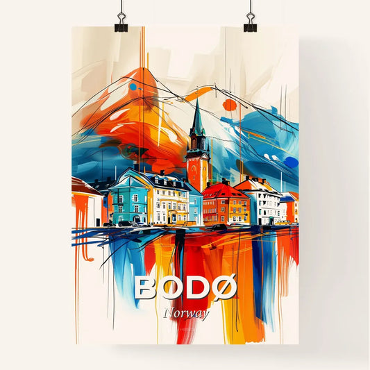 Vibrant Bodø, Norway Poster